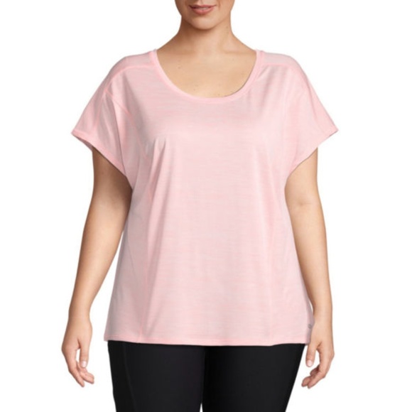 Xersion Tops - Xersion Short Sleeve Cut Out Back Active Tee